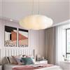 DUNMW Lampada da Soffitto a LED Cloud - Lampadario per Camera da Letto, Soggiorno, Camera di Ragazzo o Ragazza - 48 W, 3 Luci, 17,8''