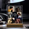 Generico Lampada Personalizzata con Foto Nome - Regali Personalizzati per Amiche Lui Lei, Portafoto Personalizzato con Testo Nome,Idea Regalo Fidanzato Compleanno,Regali Originali per Donna