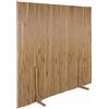 vidaXL Separé in Bambù 180x170 cm, Marrone, Schermo Flessibile per Interni ed Esterni, Barriera Privacy per Giardino o Terrazza