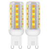 Generico Lampadine LED Wi-Fi Smart G9, compatibili con Assistente, dimmerabili, da Bianco Caldo a Bianco Freddo, luminosità Regolabile 0%-100% 230 V, 0,4-4 W, 40LM-400LM, Funzione Timer