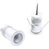 LGJEGD Luce Incasso a LED, 2 Pacchetti di Illuminazione Incasso for Esterni con Cassa d'Argento, dimmerabile 25mm IP65 1W 12V/24V DC, Pavimento Ballo Esterno Color : Neutral White, Size : 60 Degree