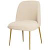 SDNAM Coprisedie con Schienale 1/2/4/6 Pezzi Copripoltrona Elasticizzato Ufficio Coprisedia con Braccioli Fodera per Sedia Poltroncina Sala Pranzo Bianco Velluto Cucina Copertura Sedie ( Color : 31# , Size