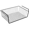 NOBILE LOVELYCARE x1 Cestello sottoripiano portaoggetti NERO 40cm cesto sotto ripiano organizer dispensa o armadio sotto mensola tavolo o scrivania