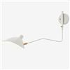JZCDR Lampada da Muro con Braccio Estensibile per Soggiorno Applique da Parete Interno Bianco 95cm Lampada Vintage Industriale Orientabile a Braccio Lungo per Camera da letto Lettura