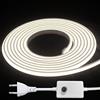 STHomedeco Striscia LED COB 220V - Impermeabile IP65, Dimmerabile con Interruttore, per Cucina e Esterno (4000K, 2m)