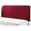 LUKKC Copertura Testiera Letto Copri Testiera Letto Matrimoniale/Una Piazza E Mezza/Singolo Fodera Testata Letto 140/150/160/180CM Elastica Bianco Nero Beige Verde Protezione Copritestiera Letto