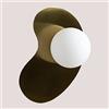 SKLUM Lampada da parete in ferro con sfera in vetro Travis -