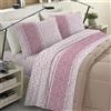 BANZAII TEXTILE INNOVATOR ONLINE Banzaii Completo Lenzuola Francese Invernale in Flanella Felpate 100% Cotone Anti-Pilling Francese Jenny Rosa