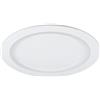 EGLO connect.z Smart Home plafoniera LED Padrogiano-Z, ZigBee, app | e controllo vocale Alexa, bianco caldo - bianco freddo, cornice RGB, plafoniera dimmerabile in metallo bianco, Ø 60 cm