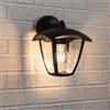 maolo Applique da Esterno Vintage con Attacco E27 - Lampada da Parete in Alluminio IP44, Stile Classico Retrò, Illuminazione per Giardino, Terrazzo e Balcone, Max 60W (Grigio scuro, Stile 2)
