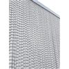 Home Tresor - Tenda Antimosche a Fili con Pallini Morbidi, Pannello Tenda Moschiera Antirumore per Porta Finestra, Decorazione e Divisorio Stanze (cm 140x230, Bianco)
