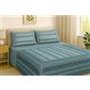 Corredocasa - Set Completo di Lenzuola in Flanella per Letto a Una Piazza e Mezza, Made in Italy - Ideale per Un Comfort Superiore e Un Calore Avvolgente Durante Le Notti Invernali (Grigio)