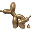 Morlinca Statua di cane con palloncino,scultura di cane con palloncino in resina, scultura di arte artigianato in resina ornamento desktop per ufficio e decorazione della casa,A7