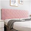 uyeoco Copritestiera Letto Copertura/Copri Testata Letto Matrimoniale/Singolo Imbottito Elegante Fodera Elastica Protezione, Coprire Antipolvere in Cotone Cover (Color : Pink, Size : 100cm(39))