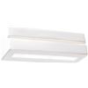SOLLUX lighting Vega Line Lampada da parete in ceramica | Design moderno molto universale | Lampadina E27 sostituibile, 1 x 60 W | Bianco, 32,5 x 9,5 x 9,5 cm