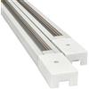 Jandei - Pack x2 Binario Monofase per Faretti LED, Installazione in Superficie. Alluminio bianco, lungo 1 metro. Ideale per vetrina, azienda, negozio, casa, camerino... (Bianco)