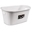 Stefanplast Elegance Cesta portabiancheria, Bianco, cm 58x38x28h