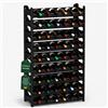ARTECSIS Cantinetta Portabottiglie in Plastica Modulare 60 Bottiglie Nero