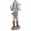Moranduzzo Buon Pastore per Presepe da Cm 12 Scala 1:15 -Statuine Presepe Indistruttibili - Stile 700', Pittura Rifinita a Mano, Prodotto Ufficiale, Made in Italy, Scultore M. Landi