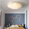 DUNMW Lampada da soffitto a LED Cloud Lampadario Lampada da soffitto per camerette calde e romantiche per camera da letto, soggiorno, cameretta per ragazzi o ragazze, 36W, dimmerabile continua, 17,8 ''