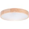 STOLARNIA PIKA Lampada a soffitto in legno - Rotonda moderna lampada in legno 4xE27 (57 cm) - Plafoniera in pino naturale - Grande lampada naturale per camera da letto, soggiorno, corridoio, cucina - Design…
