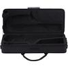 YIWENG Cassa Sax, Custodia imbottita per sassofono alto, Nero, Do maggiore, Inclusa tracolla regolabile e imbottitura in schiuma, 33 x 67.5 x 20.5 cm