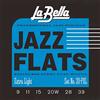 La Bella Labella L20PX - Set di corde Flat Wound per chitarra elettrica Extra Light 09/39