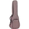 Surwin Borsa Ukulele Soprano Custodia Ukulele 21/23/26 Pollici con Imbottitura 10mm Cinghie Regolabile Maniglia per il Trasporto, Imbottitura Spessa e Custodia (26 Pollici,Marrone chiaro)