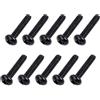 Banworks Viti di montaggio per pickup a bobina singola M3.3 con filettatura metrica 3,3 x 18 mm, set di viti di regolazione dell'altezza per Squier Stratocaster Strat ST Telecaster Tele TL, 10 pezzi