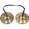 Hilitand Campana tibetana per meditazione strumento di percussione tempio buddista sonoro in ottone tagliato a mano meditazione tibetana campana artigianale 2,6 in / 6,5 cm