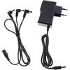B Blesiya Donner Adattatore 9V DC 1A Alimentatore per Pedali Cavo a 3 Vie