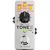 IK Multimedia TONEX ONE Brown Sound White Limited Edition Pedale modellazione per chitarra/basso con uscita TRS mono/stereo, 20 slot preimpostati, configurazioni A/B o on/off