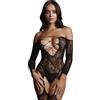 SHOTS Tuta Sexy Criss Cross Neck