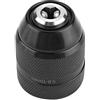 Huairdum Mandrino autoserrante per trapano, mandrino autoserrante con filetto 3/8 pollici 0.8mm-10mm Mandrino autoserrante elettrico in metallo 0.8/10-24UNF 0.8-10 mm per trapani a
