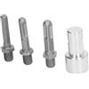 generic Kit Adattatore per Trapano a Coclea da Giardino per Carichi pesanti: Mandrino Filettato da 1/2 Pollice a Connettore con Codolo Rotondo da 10 Mm con 3 Punte Intercambiabili,