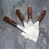 Klanata PENGGONG Set di spatola e raschietto da 4 pezzi in acciaio inossidabile - Lame da 1 pollice, 2 pollici, 3 pollici e 4 pollici con manici in legno e custodia Oxford - Strumenti per