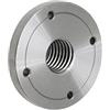 DOMELA Flangia, Piastra Frontale Mandrino Tornio Legno 1 Pollice X 8TPI / M18 X 2,5 / M33 X 3,5 Mandrino Fresatura Piastra Flangia Filettatura for Utensili Tornitura Legno (Colore : 50mm-M18x2.5) (Color : 7