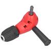 SparkFeng Adattatore per trapano a 90 gradi con mandrino a 3 ganasce, attacco per trapano ad angolo retto per spazi ristretti, compatibile con la maggior parte dei trapani elettrici e pneuma