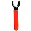 Valixirant Chiave per mandrino ER in acciaio al carbonio ER8M ER11M ER16M ER20M, impugnatura antiscivolo, fresatrice CNC e dadi di bloccaggio per tornio, rosso nero (ER25M)
