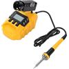 Tnfeeon Kit di Saldatura Portatile, Ferro da Stiro Elettrico a Riscaldamento Rapido da 60 W con Design Senza Fili Ricaricabile per Riparazioni Fai da Te Efficienti, Impugnatura Antiscivolo Garantisce