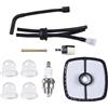 UYTGFO Adatto for soffiatore ECHO PB200 PB201 ES210 ES211 PB2100 Parti for tosaerba Attrezzi elettrici da giardino Kit di messa a punto del filtro dell'aria della linea del carburante