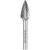 Rhodius Topline Punta di fresatura in metallo duro Forma G HF G TOP, 12,7 x 25,0 x 6,0 x 70, VE: 1