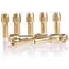 ZiStarlilife Set di accessori per mandrino smerigliatrice elettrica, 10 mandrini in rame con intervallo di serraggio da 0 5 a 3 2 mm, per utensili rotanti