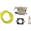 DORFEY Kit carburatore adatto for motosega McCulloch 3516 3200 3205 3210 32cc 35cc 38cc con guarnizione tubo carburante