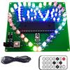 Frefgikty Kit Elettronico FAI DA TE LED Flash Cuore FAI DA TE Kit Progetto Saldatura Regalo di San