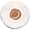 EXUGNRAGH Tampone for lucidatura in cotone di alta qualità - Ruota for lucidatura a specchio da 100 mm e 125 mm for metallo, legno, gioielli e altro(3 inch)