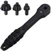 Generic Chiave a cricchetto 3 in 1 per mandrino, mini mandrino a cricchetto, universale, strumento di ricambio per trapano elettrico e utensili elettrici (1 set)