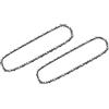 ZLIANGQ Catena per motosega da 20,3 cm, passo 3/8, calibro .50, 33 maglie di trasmissione, adatta per sega a palo Sun Joe SWJ800E SWJ806E, Greenworks 20302 20192, Portland 62896, Wen 4019, Oregon