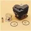 DORFEY Pistone cilindro da 47 mm adatto for motosega SthiL MS362 MS362C MS 362 Ricambi n. 1140 020 1200