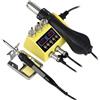 CCZRD Stazione Di Saldatura Portatile 2 In 1 750W Pistola Ad Aria Calda Saldatore For Cellulare BGA SMD PCB IC Strumenti Riparazione Riscaldamento rapido(D)